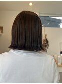 切りっぱなしつやブラウン