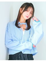 ファミリア バイ リトル(Familia by little)&nbsp;艶髪シースルーバンク×インナーカラー［平塚駅］