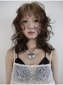 【riNa】ルーツカラー、ミルクティーベージュ