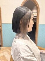 ロンド レグリーズ 立川(Lond leglise)&nbsp;ウェーブミディアム似合わせカットメルティカラーボブ/立川