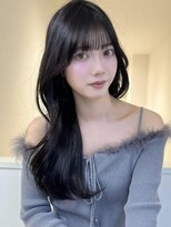 アイトーキョーエス 渋谷(AI TOKYO S)&nbsp;ブルーブラック透明感ツヤ感美髪ロングレイヤーシャギーレイヤー