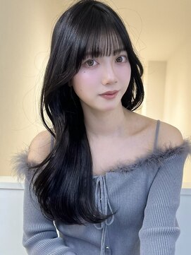アイトーキョーエス 渋谷(AI TOKYO S) ブルーブラック透明感ツヤ感美髪ロングレイヤーシャギーレイヤー