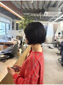 短めボブパーマ