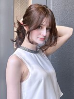 リアン バイ キートス(Lien by kiitos)&nbsp;ラフに結んでも可愛いラグジュアリーレイヤーカット