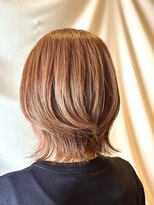 ココカラヘアー ニコ(cococara hair nico)&nbsp;くびれカット/レイヤーカット/顔まわりカット/ピンクベージュ