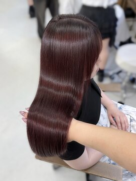 ハピネス 梅田茶屋町店(HAPPINESS) 韓国風/レイヤーカット/顔周り/顔まわり/髪質改善/ベージュ