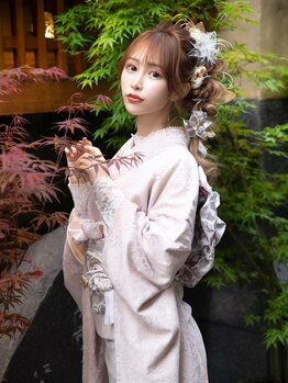 ベルグロー 北新地上通り店(BELLEGROW)の写真/【北新地/梅田/着付け/ヘアセット】着付けもできるヘアセット専門店★成人式・結婚式・卒業式も予約受付中!