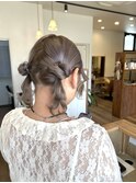クラゲヘアアレンジ