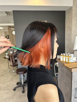 テーラヘアー 鎌取店(TELA HAIR) オレンジインナー