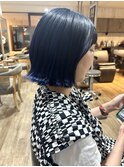 ネイビーブルー/グレーブラック/フェイスフレーミング/インナー
