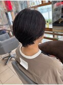 カラーボブショートハイライト白髪ぼかし日暮里西日暮里上野