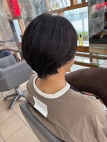 スタジオ アルファプラス 日暮里店(studio α+)&nbsp;カラーボブショートハイライト白髪ぼかし日暮里西日暮里上野