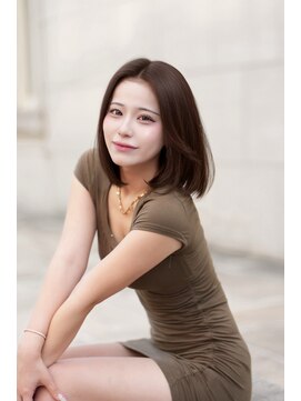 ジュノヘアージャパン 表参道(JUNO HAIR JAPAN) 黒髪/クラゲヘアー/オリーブグレー/小顔/ココアベージュ/渋谷