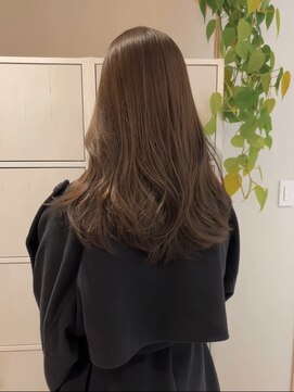 ザックジングウ 表参道(ZACC JINGU) ベージュカラー/ブリーチなし透明感カラー/顔まわりレイヤー