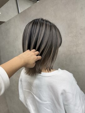 サニー 渋谷(SUNNY) バレイヤージュ、ハイライト、レイヤーカット、ダブルカラー