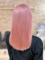 ロニカ 銀座(LOuNICA)&nbsp;韓国風★ピンクヘアー/艶髪ストレート/大人可愛い #銀座#東銀座