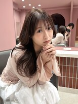 ボタン コロン 表参道 原宿(VOTAN COLON) ハッシュカット/韓国レイヤー/顔まわり/ブラウン/ベージュ/前髪