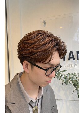 CYAN MEN’S 矢場町/メンズ/メンズパーマ フェザーパーマ×メンズパーマ【栄/矢場町】