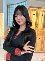 ロマーリ(LOMARLIE)&nbsp;ワンホンレイヤー20代30代黒髪ロング韓国レイヤー