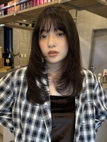 イミ(imi) ミディアムレイヤー/ハッシュカット/シャギーカット/登戸