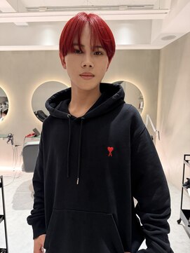 アンフィグ 吉祥寺(anfig) センターパート ビビッドカラー 吉祥寺 【IBU】