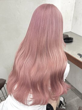 ニコトウキョウ 新宿(nico TOKYO) ダブルカラーミルクティーベージュピンクベージュロングレイヤー