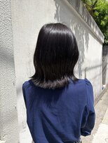 エムタニグチミュー(MTANIGUCHI Mieux)&nbsp;アッシュブラウン/アッシュカラー/暗髪/切りっぱなしボブ