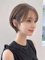 カバーヘアアンドスパ ブリス 浦和(COVER HAIR&SPA bliss) 夏カラーブリーチなし丸みショートボブミルクベージュp浦和!