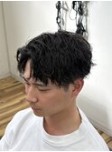 ルーズパーマショート