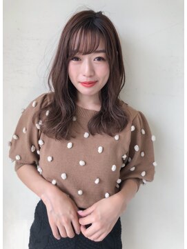 ミニヨン バイ ハピネス 高の原店(mignon by Happiness) 20代30代大人可愛いくすみグレージュデジタルパーマ奈良清水