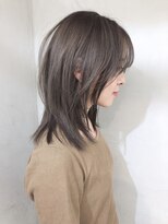 乾かすだけで決まるマッシュウルフ_くびれヘア