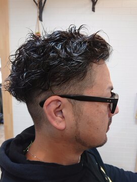 ヘアー ガーデン アンジュ(hair garden Ange) ツーブロ&アシメパーマ