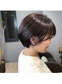 【伸ばしかけの方必見ショートボブ】