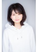 大人かわいい耳かけ外ハネボブ