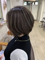 ヘアーデザインアンジー(Hair design Angie) 【ショート×大人ハイライト】