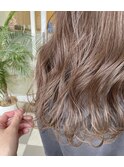 【hair salon W】ベージュカラー