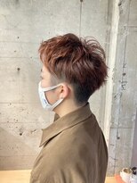 オッソ(OSSO)&nbsp;ラフショート_マロンベージュAラインボブかきあげロング