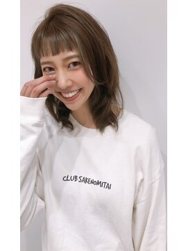 ネイロ 錦糸町(NeiRo) マロンベージュ Aラインボブドレスヘアかきあげロング