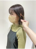 インナーベージュ×パラパラボブ　HAZEL博多