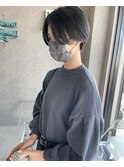 ハンサムショート◎透明感グレー