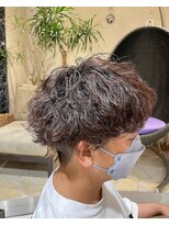 メンズ×波巻きスパイラルパーマ