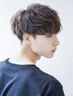 【men's】☆フルコース☆カット+カラー+ナチュラルパーマ￥19800