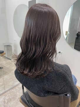 ヒトノワ(Hito.nowa) 色持ち抜群のグレージュブラウン