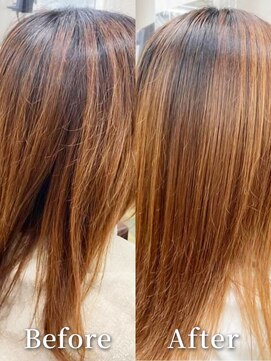 バームヘア(balm hair) 20代30代40代髪質改善酸熱トリートメント艶感ストレート