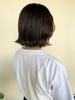 トップヘアスパアンドリゾート 鳴海(TOP HAIR spa&resort) アゴ下外ハネボブ/アッシュブラック/20代30代40代