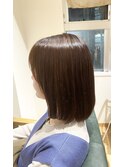 【朝のセットを時短/縮毛矯正】【カラーでしみやすいかた向け】