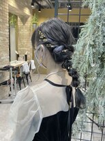 ゼスト 三鷹店(ZEST) 【ZEST三鷹 平野葵】金箔ヘアアレンジ