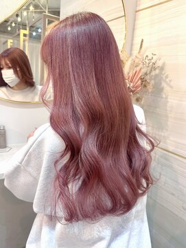 エルバイラビス 大宮(elu by lovis) 《Kanna》韓国アイドル風/ピンクアッシュ/ラベンダー/大宮/前髪