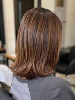 アトリエコア(Atelier Coa)&nbsp;髪質改善トリートメントミルクティーベージュカラーくびれヘア