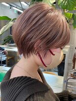 サンク 原宿 表参道(cinq)&nbsp;ショートボブくびれショートヘア切りっぱなし長めボブ20代韓国